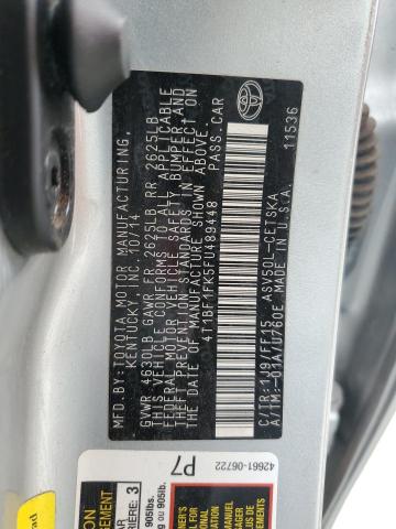2015 TOYOTA CAMRY LE - 4T1BF1FK5FU489448