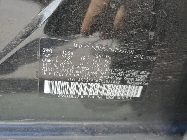 2019 SUBARU IMPREZA PR 4S3GKAC67K3624412