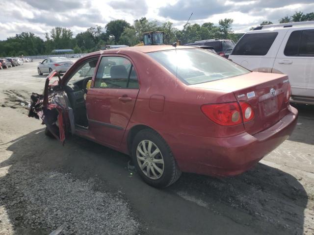 TOYOTA COROLLA CE 2007 red  gas JTDBR32E670104110 photo #3