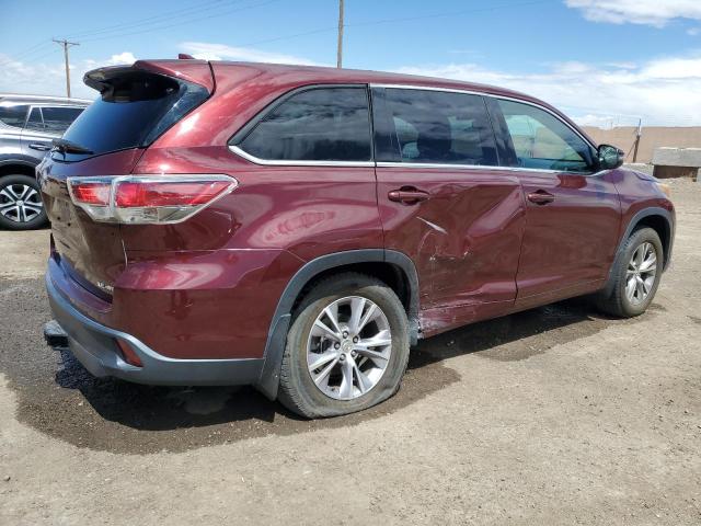Vin: 5tdbkrfh1fs086557, lot: 57168085, toyota highlander le 20153