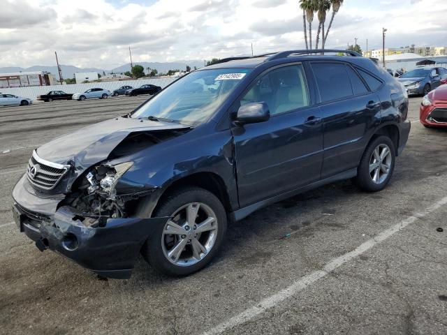 LEXUS RX 400H 2007 blue 4dr spor hybrid engine JTJGW31U972004687 photo #1