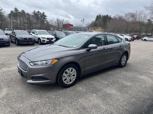 FORD FUSION S 2013 gray sedan 4d gas 3FA6P0G76DR210414 photo #3