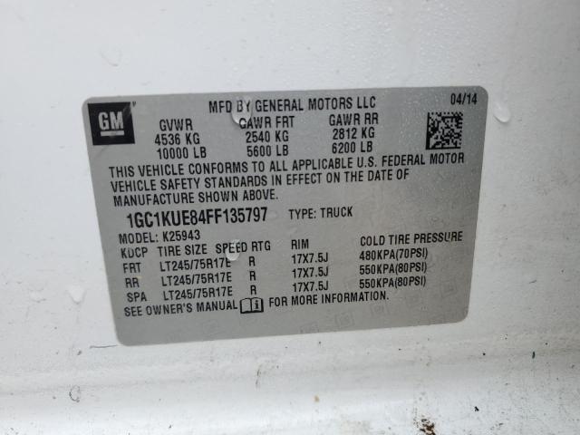 2015 CHEVROLET SILVERADO - 1GC1KUE84FF135797