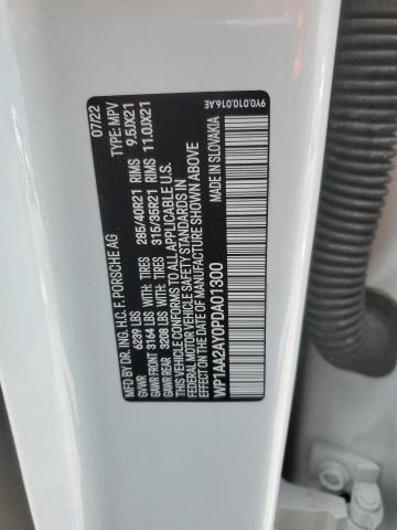 2023 PORSCHE CAYENNE BA WP1AA2AY0PDA01300