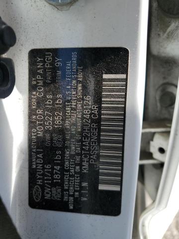 2017 HYUNDAI ACCENT SE KMHCT4AE2HU248126