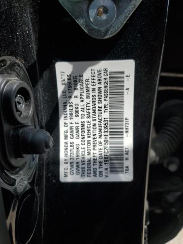 2017 HONDA CIVIC LX 19XFC2F50HE039531
