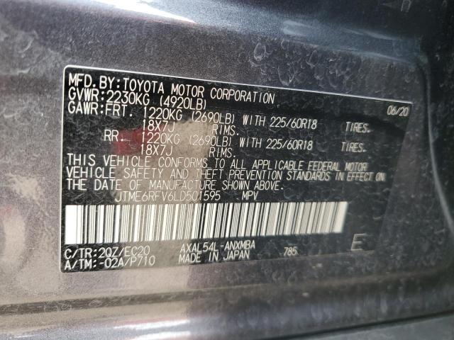 2020 TOYOTA RAV4 XSE - JTME6RFV6LD501595