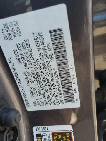 2016 HONDA CR-V LX - 5J6RM3H35GL028519