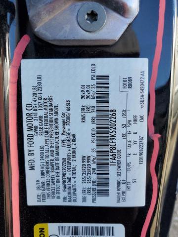 2019 FORD MUSTANG GT - 1FA6P8CF9K5202268