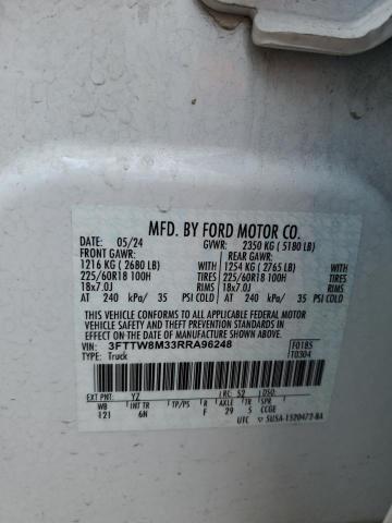2024 FORD MAVERICK L 3FTTW8M33RRA96248