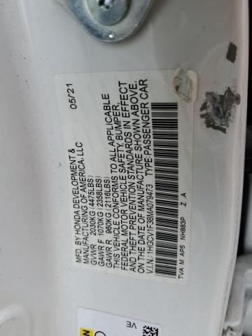 2021 HONDA ACCORD SPO - 1HGCV1F38MA079473
