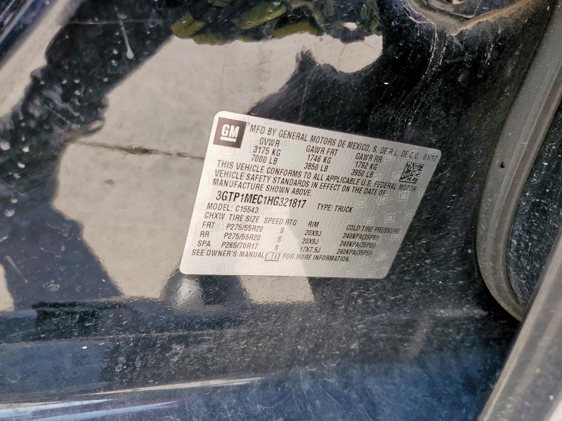 2017 GMC SIERRA C15 - 3GTP1MEC1HG321817