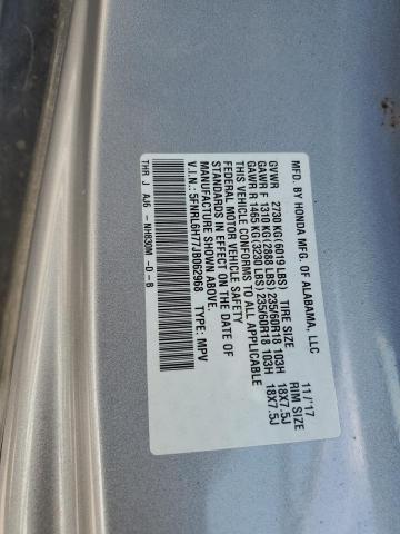 2018 HONDA ODYSSEY EX 5FNRL6H77JB062968