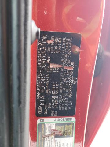 2013 KIA SPORTAGE B - KNDPB3A22D7484308