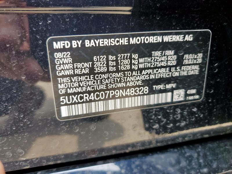 2023 BMW X5 SDRIVE - 5UXCR4C07P9N48328