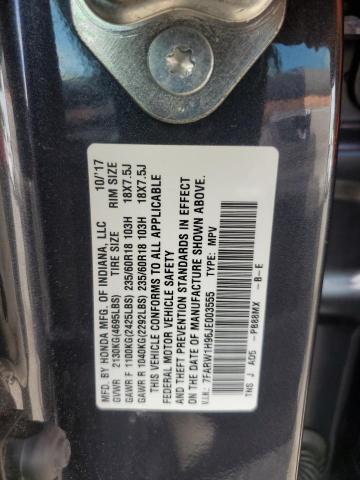 2018 HONDA CR-V TOURI - 7FARW1H96JE003555