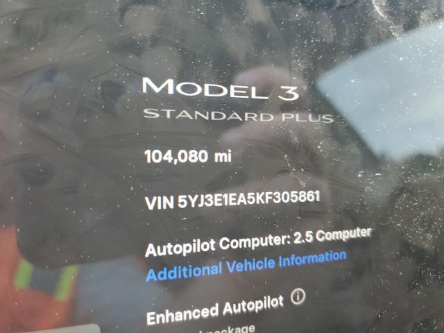 2019 TESLA MODEL 3 - 5YJ3E1EA5KF305861