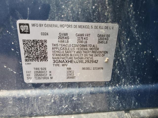 2024 CHEVROLET EQUINOX LS 3GNAXHEG2RL292942