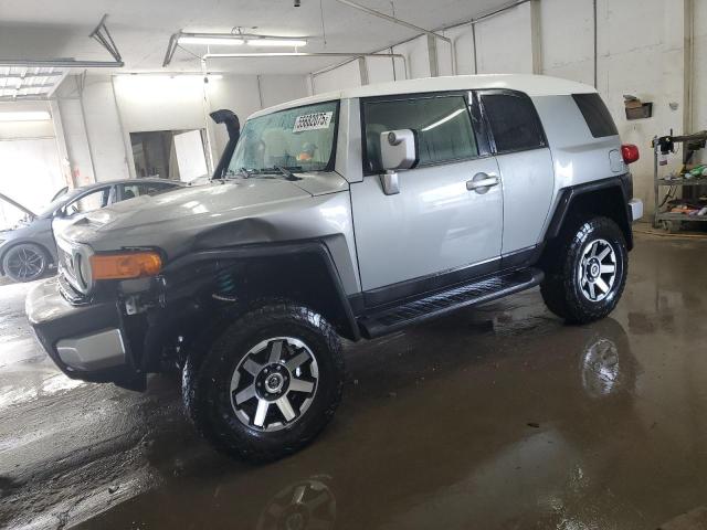 TOYOTA FJ CRUISER 2012 silver  gas JTEBU4BF9CK137769 photo #1