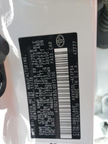 2020 TOYOTA AVALON LIM - 4T1D21FB2LU015196