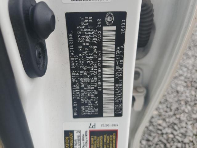 2016 TOYOTA CAMRY LE - 4T1BF1FK9GU246047