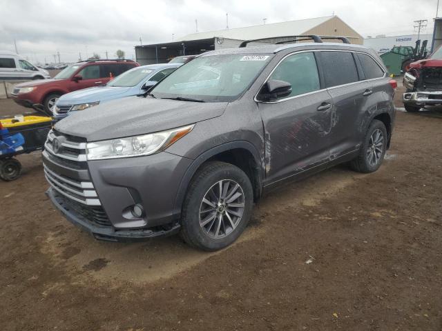 Vin: 5tdjzrfhxjs541874, lot: 55297765, toyota highlander se 2018 img_1