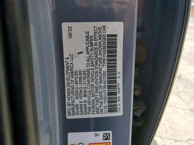2022 HONDA ACCORD SPO 1HGCV1F39NA070265
