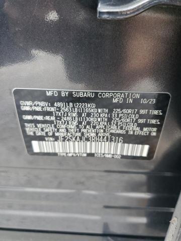 2024 SUBARU FORESTER W JF2SKAJC3RH441316