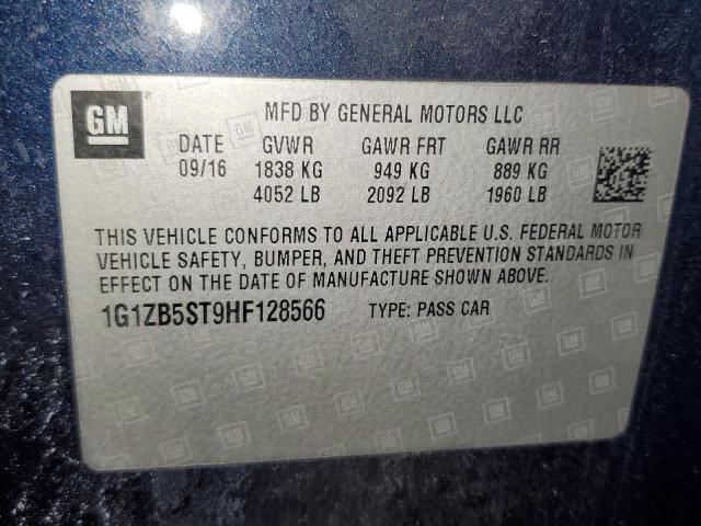 2017 CHEVROLET MALIBU LS - 1G1ZB5ST9HF128566