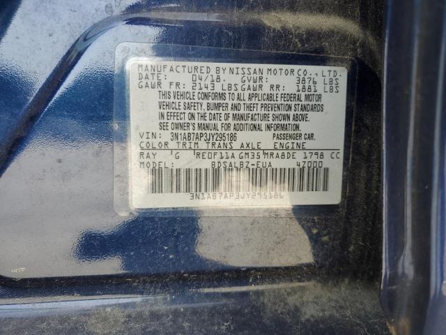 2018 NISSAN SENTRA S 3N1AB7AP3JY295186