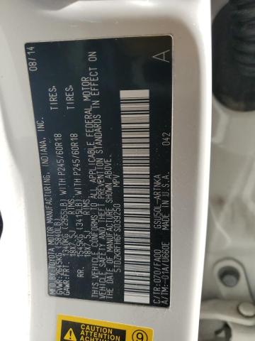 2015 TOYOTA HIGHLANDER - 5TDZKRFH6FS039250