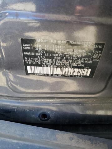 2015 SUBARU OUTBACK 2. - 4S4BSACCXF3313056