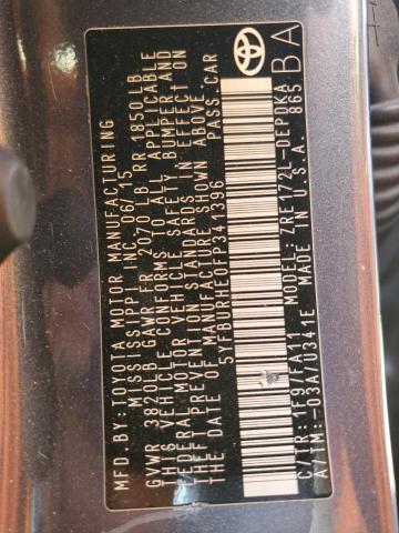2015 TOYOTA COROLLA L - 5YFBURHE0FP341396