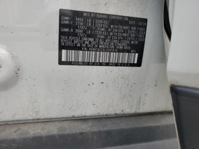 2020 SUBARU OUTBACK PR - 4S4BTACC5L3201676