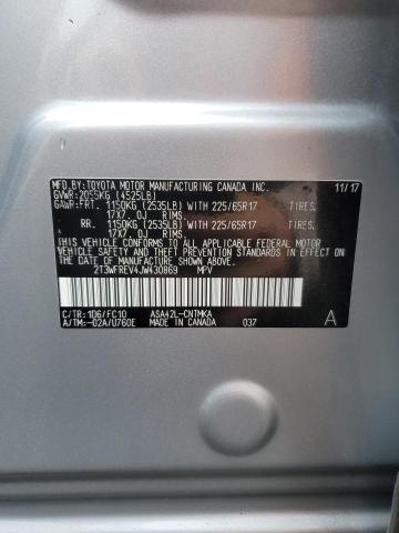 2018 TOYOTA RAV4 ADVEN - 2T3WFREV4JW430869