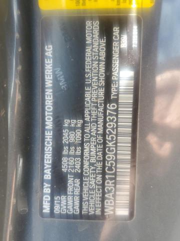 2016 BMW 435 I WBA3R1C59GK529376