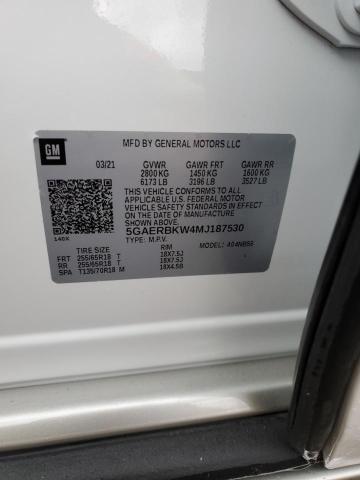 2021 BUICK ENCLAVE ES 5GAERBKW4MJ187530