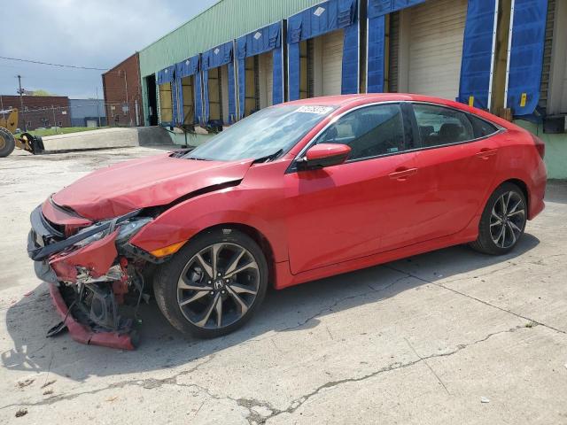 Vin: 2hgfc2f84mh539833, lot: 57575375, honda civic sport 2021 img_1