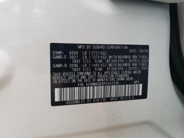 2024 SUBARU ASCENT 4S4WMAAD0R3462149