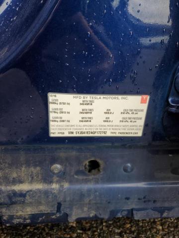 2016 TESLA MODEL S - 5YJSA1E24GF172792