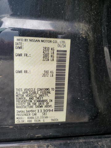 2015 NISSAN ALTIMA 2.5 - 1N4AL3AP9FC113094