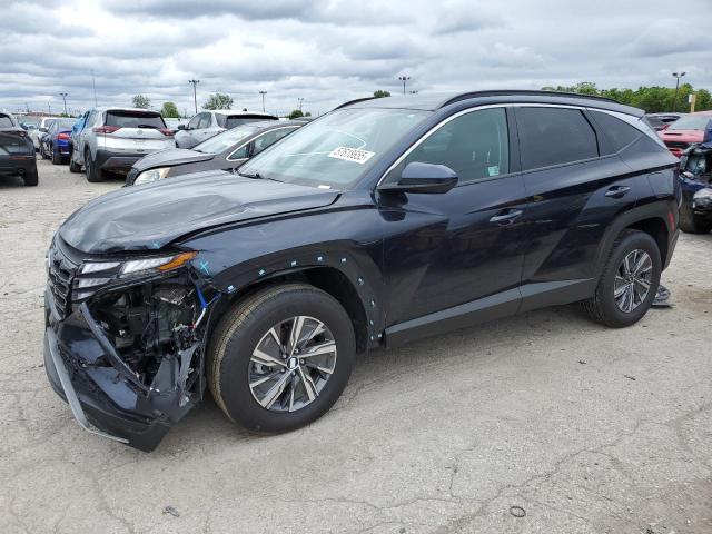 Vin: km8jbcd1xru210318, lot: 57618655, hyundai tucson blue 2024 img_1