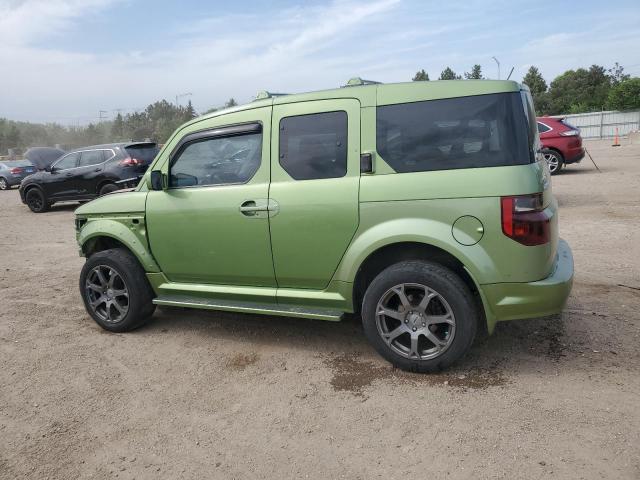 HONDA ELEMENT EX 2008 green  gas 5J6YH28758L001917 photo #3