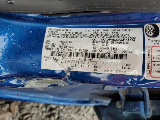 2019 FORD FIESTA SE 3FADP4EJ3KM151054