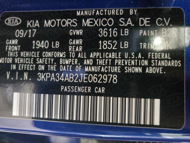2018 KIA RIO EX - 3KPA34AB2JE062978