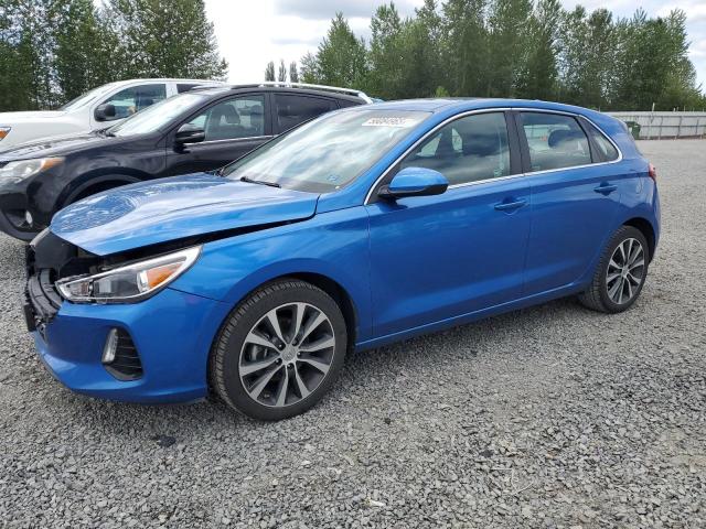 HYUNDAI ELANTRA GT 2018 blue  gas KMHH35LE1JU021265 photo #1