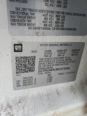 2024 GMC SIERRA K15 1GTRUAEK3RZ373506
