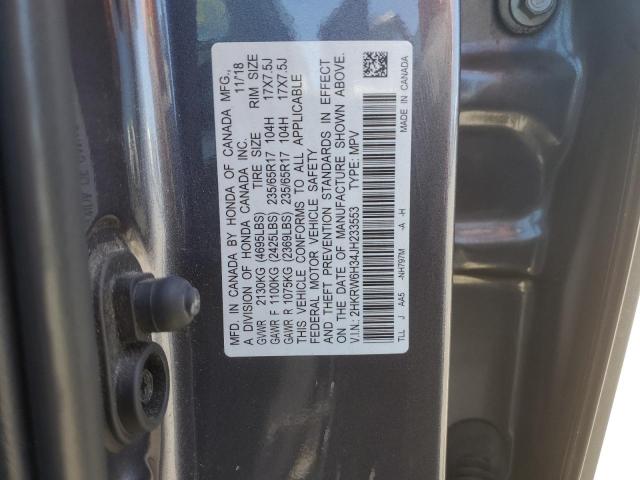2018 HONDA CR-V LX - 2HKRW6H34JH233553