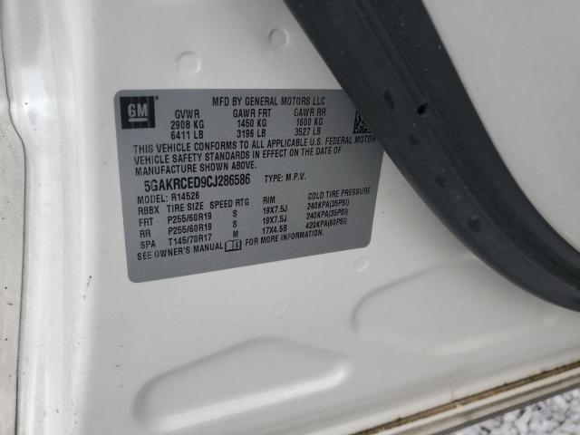 2012 BUICK ENCLAVE - 5GAKRCED9CJ286586