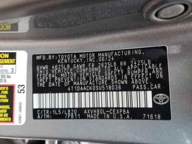 2025 TOYOTA CAMRY XSE - 4T1DAACK0SU518036